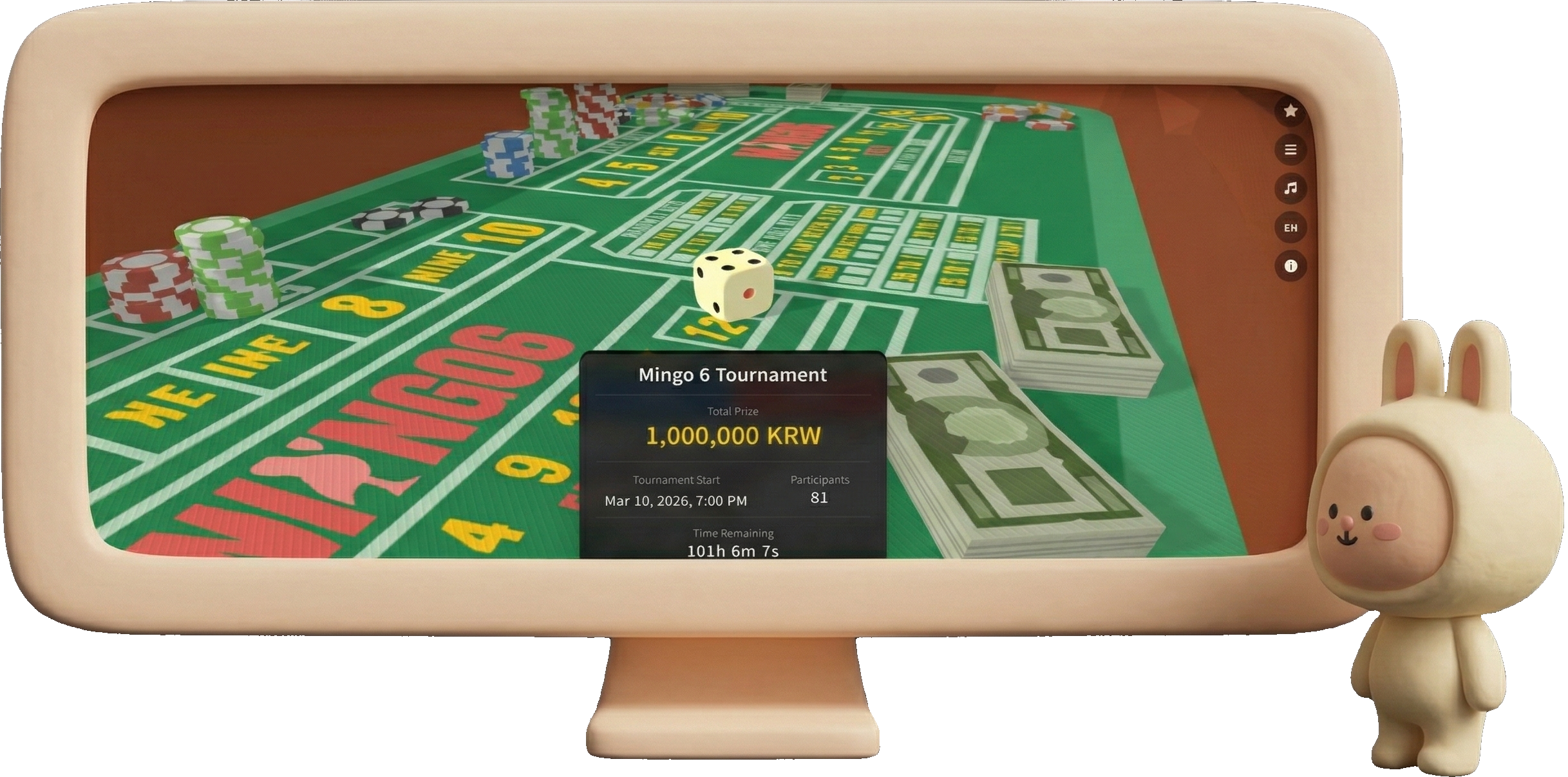 Mingo desktop screen